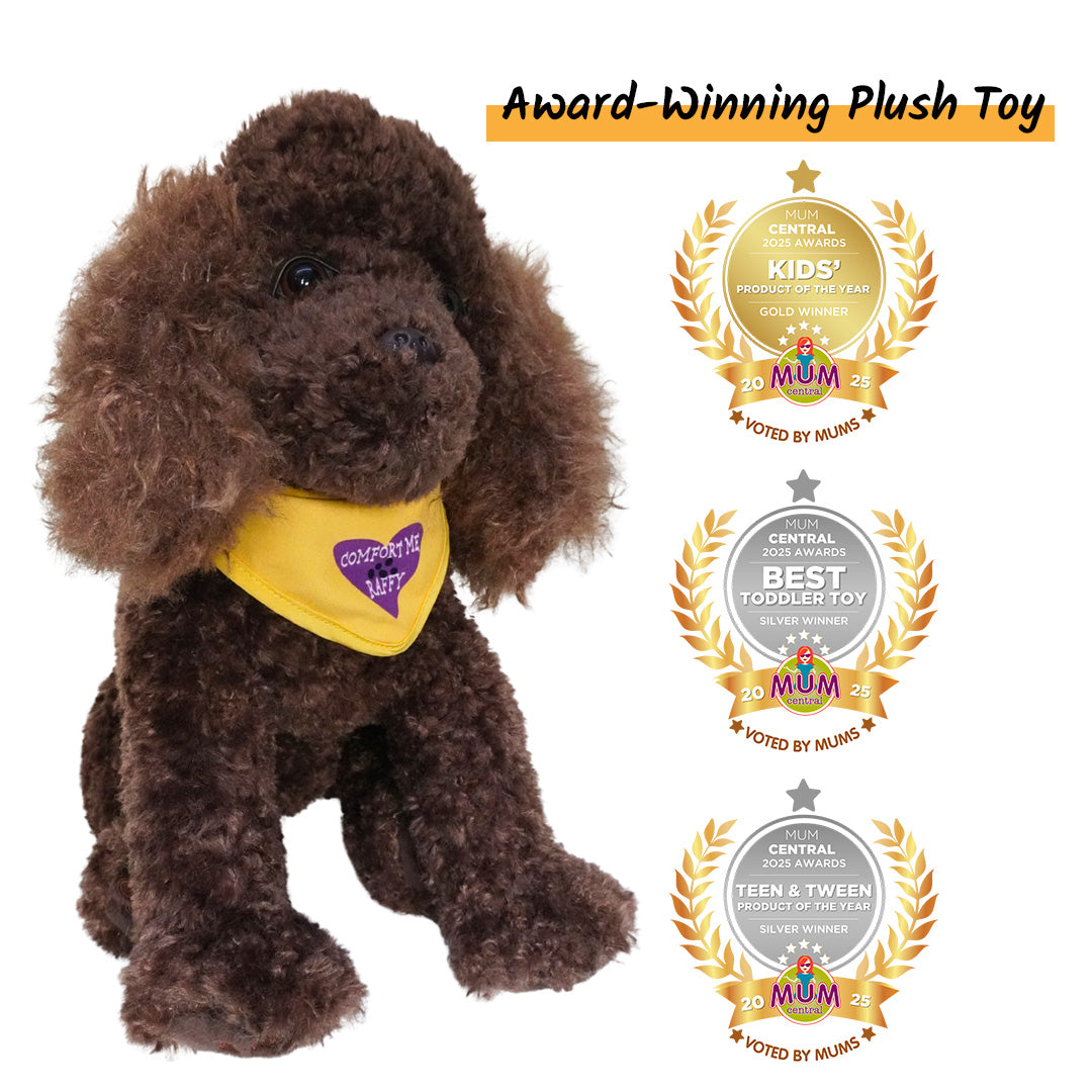 Comfort Me Raffy™ - Soothing Talking Plush Companion