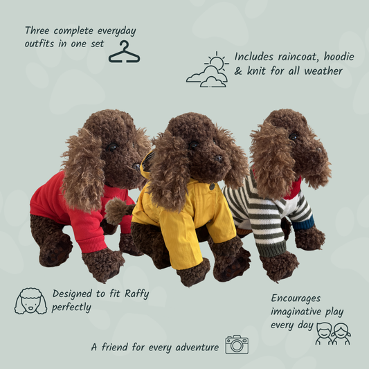 Comfort Me Raffy™ Adventure Outfit Pack