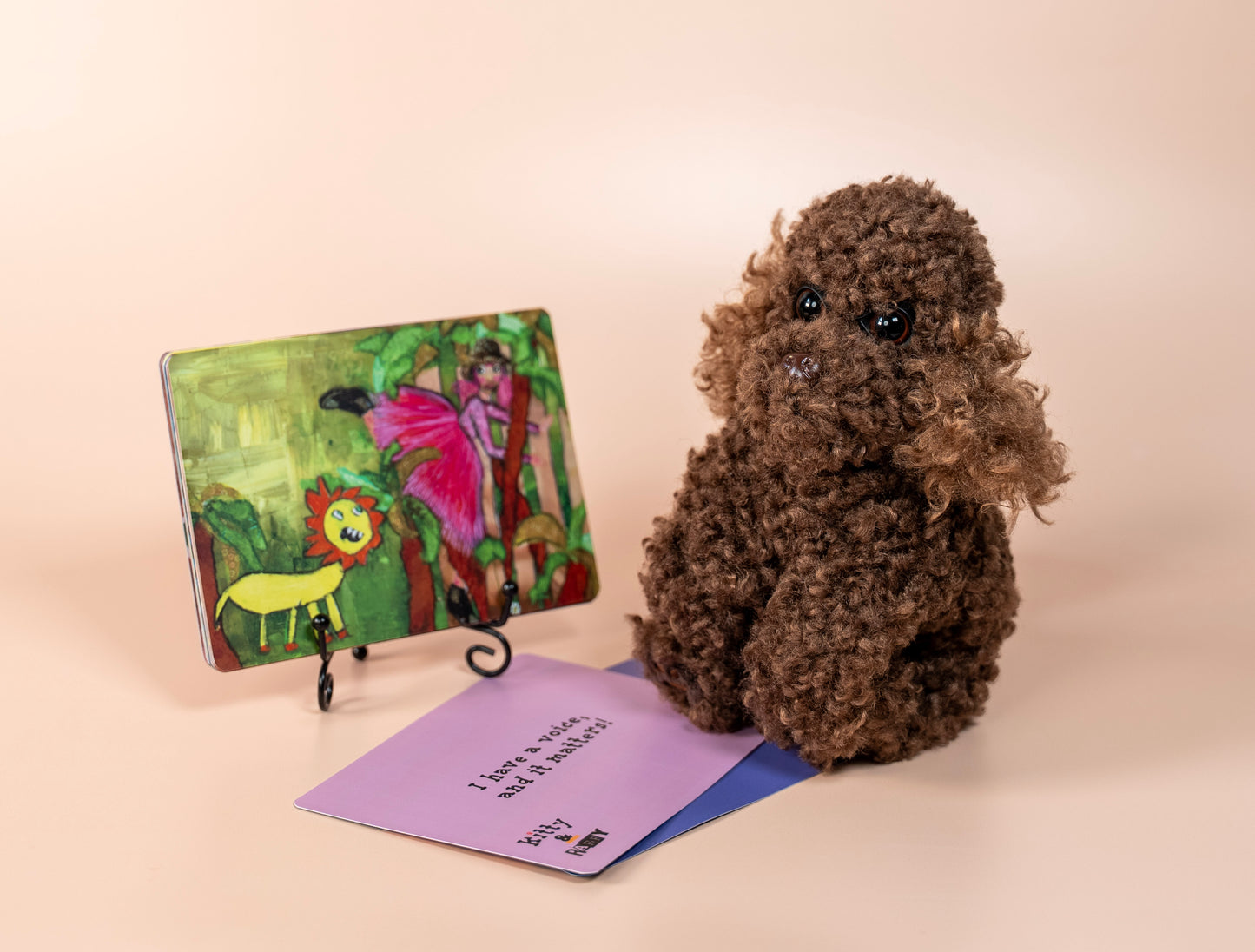 SNUGGLE-SNAP Raffy 🐶+ Affirmation Cards 🎴 + FREE Kitty and I Storybook 📖