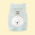 A light blue knit jumper for Comfort Me Raffy