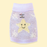 A purple knit jumper specially designed for Comfort Me Raffy