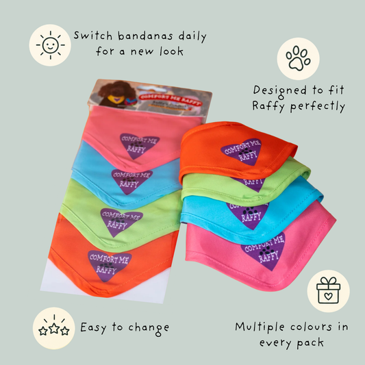 Comfort Me Raffy™ Bandana Accessory Pack