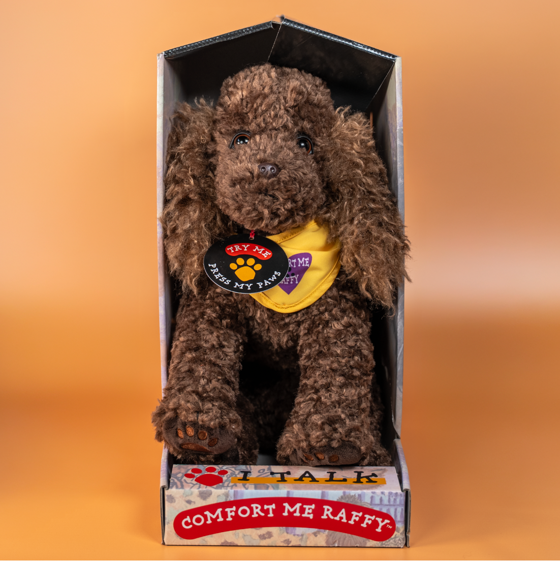 Comfort Me Raffy™ - Soothing Talking Plush Companion
