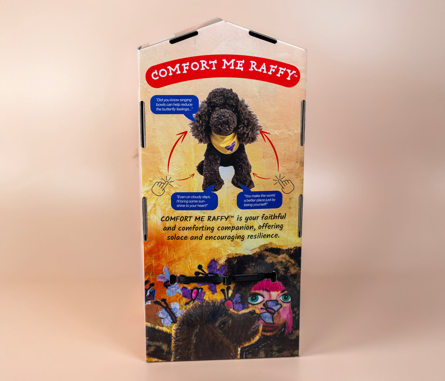 Comfort Me Raffy™ - Soothing Talking Plush Companion
