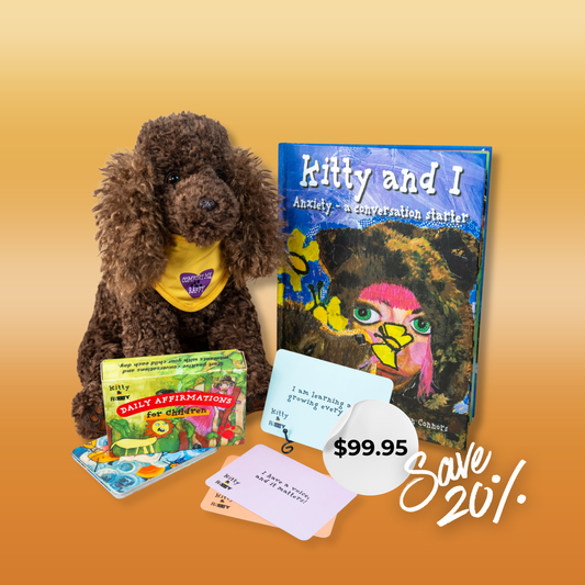 Comfort Me Raffy 🐶+ 'Kitty and I' Storybook 📖+ FREE Affirmation Cards 🎴