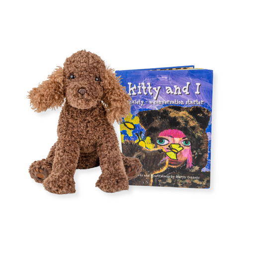 BUNDLE Animated Kitty & I Book + COMFORT ME RAFFY toy