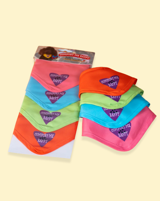 Comfort Me Raffy™ 4 Bandanas Accessory Pack